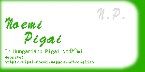 noemi pigai business card